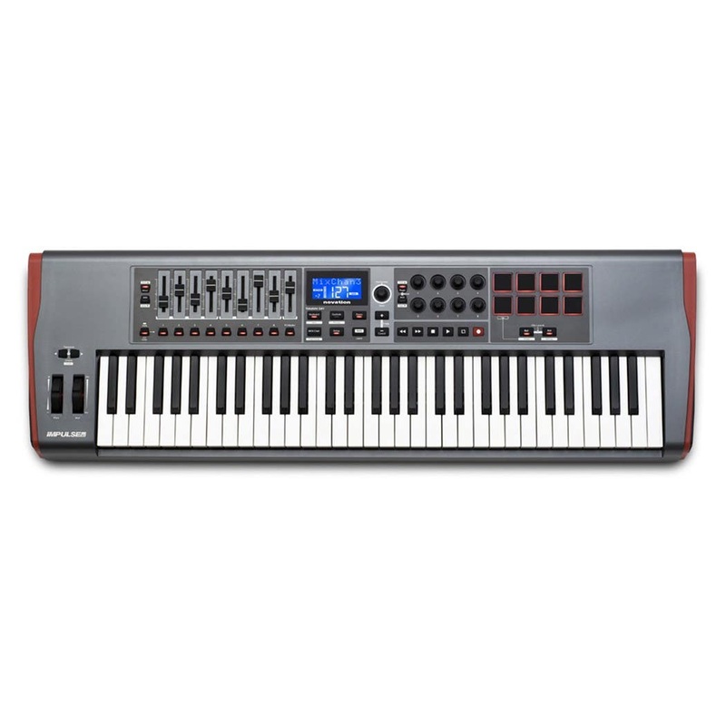 novation-impulse-61-midi-controller-keyboard Novation Impulse 61 MIDI controller keyboard