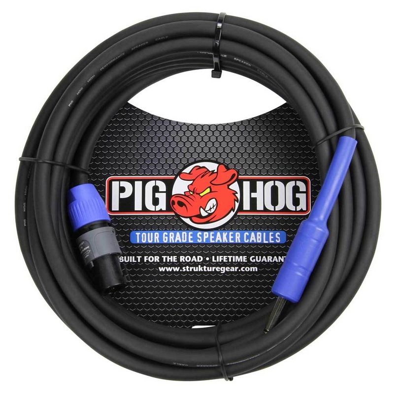 pig-hog-50ft-spkon-to-1-4-tour-grade-speaker-cable Pig Hog 50ft SPKON to 1/4" Tour Grade Speaker Cable