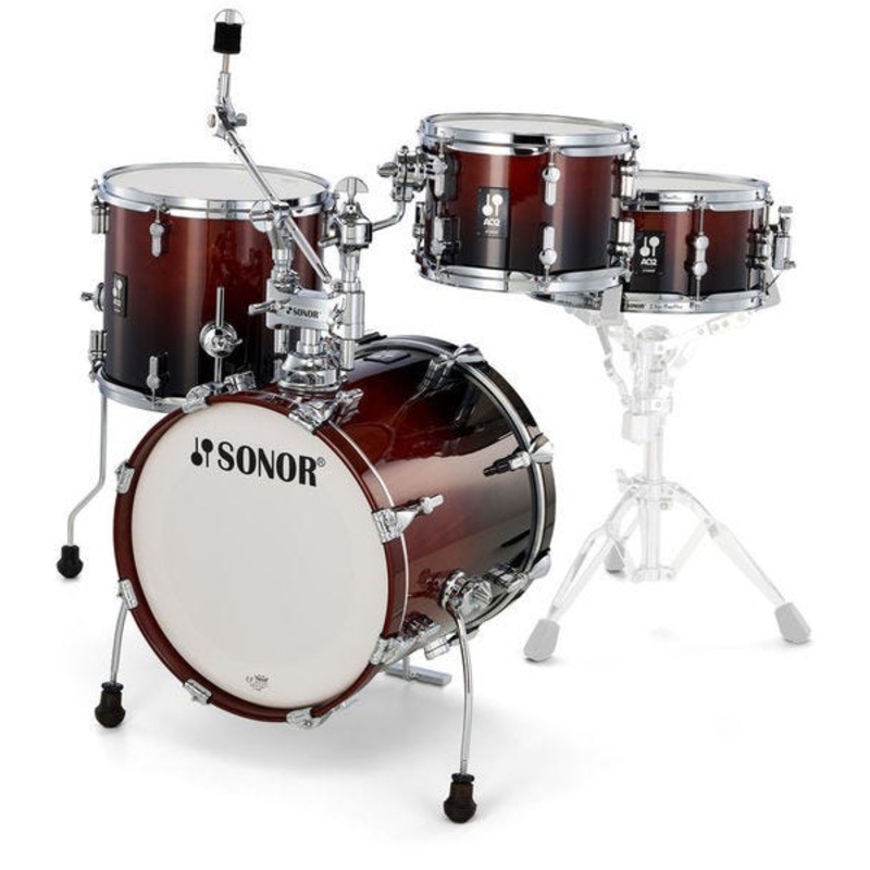 sonor-safari-aq2-all-maple-drum-shell-pack-brown-fade Sonor Safari AQ2 All-Maple Drum Shell Pack - Brown Fade