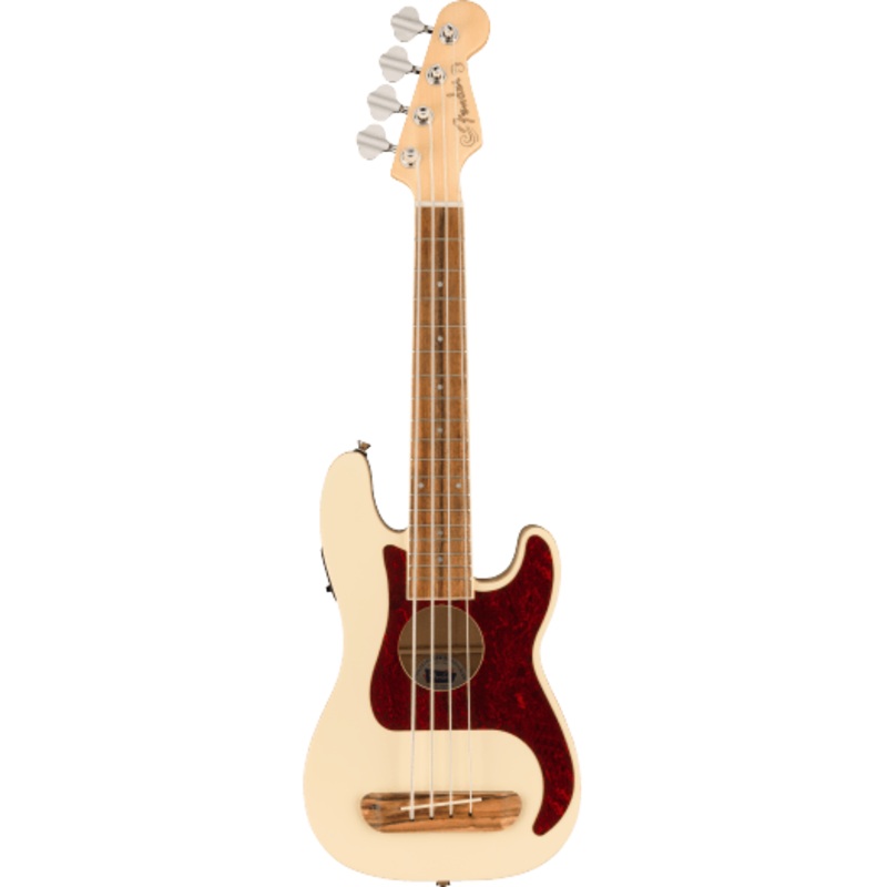 fender-fullerton-precision-bass-uke-walnut-fingerboard-tortoiseshell-pickguard-olympic-white-see-description Fender Fullerton Precision Bass Uke, Walnut Fingerboard, Tortoiseshell Pickguard, Olympic White - See Description